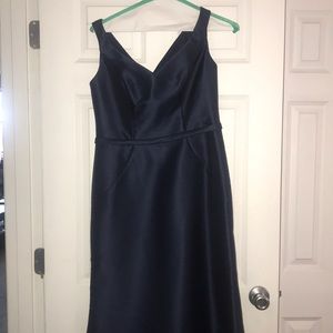 Mermaid navy gown